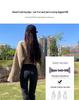Trendy Women's High Waist Velvet Slimming Straight-Leg Jeans for Winter