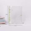 Transparent PVC A5 Planner Cover with Refillable Binder & Zipper Bag