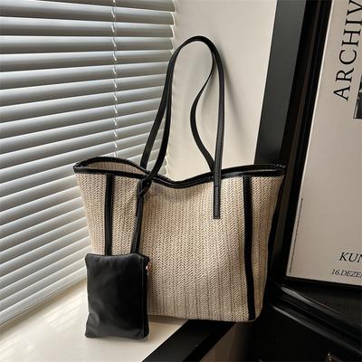 Borsa a Tote Minimalista alla Moda, Casual, a Spalla Singola, di Nicchia, con Materiali di Alta Qualità e Tendenza