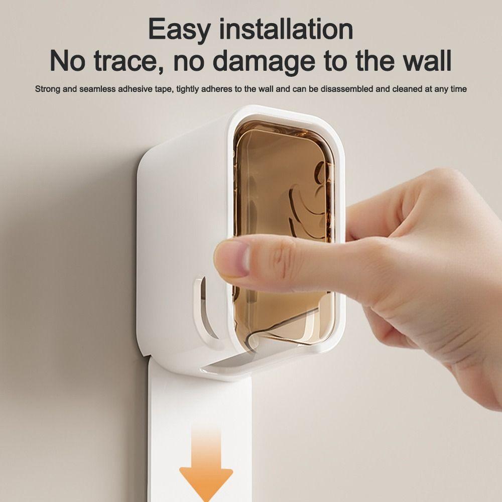 Wall Mounted Toothbrush Rack Dustproof Electric Toothbrush Storage Rack Toothbrush Holder