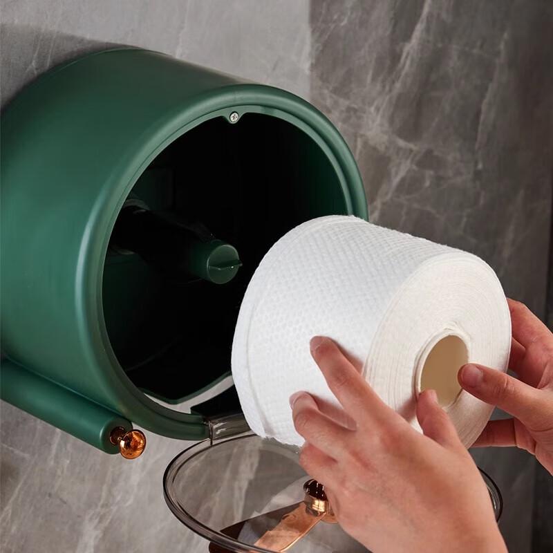 Wall-Mounted Waterproof Tissue & Face Towel Dispenser