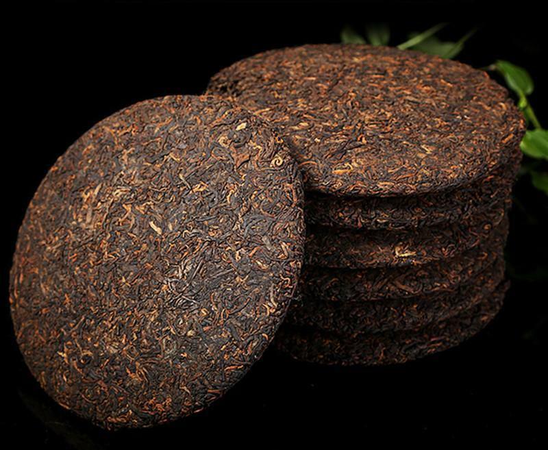 357g Yunnan Pu Erh Tea Cake Ripe Puer Tea Menghai Spring Tea Healthy Green Food