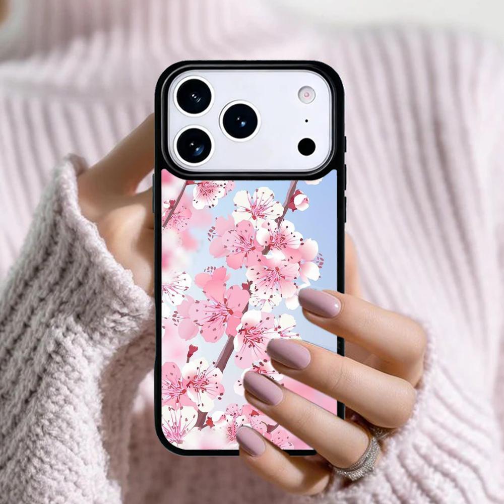 Kirschblüte Sakura Handyhülle Für Apple iPhone 17 Air 16E 15 14 Plus 13 12 11 Pro Max Mini Funda Cover