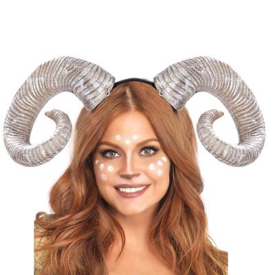 1 Stück Dämon Böse Gotisch Lolita Cosplay Halloween Kopfschmuck Requisite Handgemacht Anime Schafshorn Haarband Zubehör