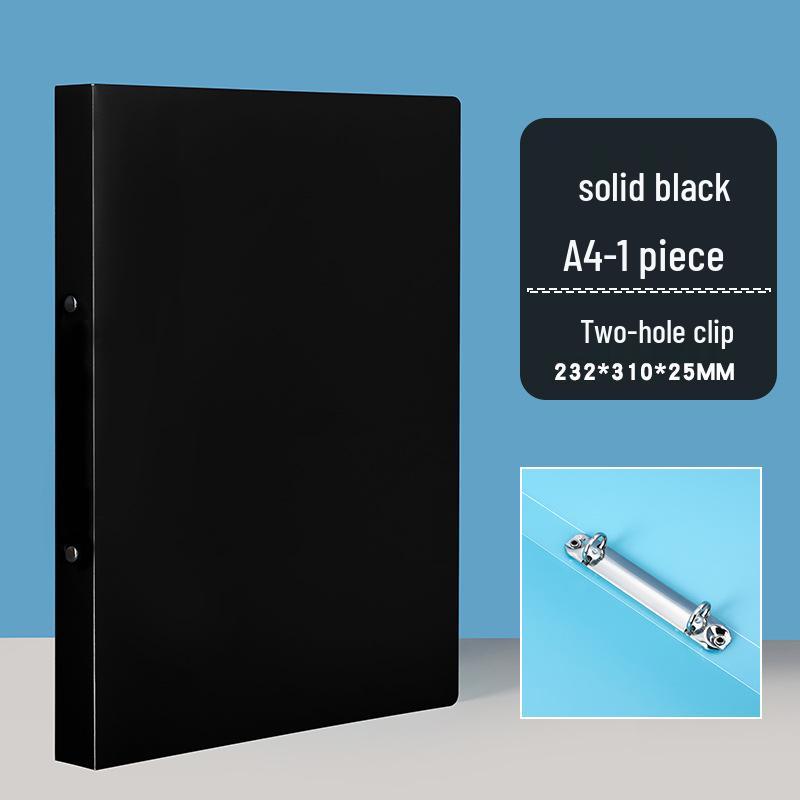 Transparent A4 Waterproof Loose-Leaf Binder With O-Rings (2/3/4-Hole) Document Folder