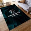 UEFA Champions League Logo-themed Rug Non-slip Rug Suitable for Living Room and Bedroom Sofas