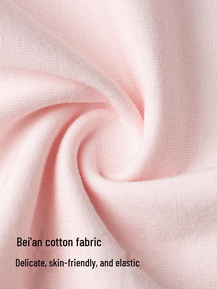 Balabala Girls' Cotton Boxer Shorts - 3-Pack, No-Wedgie, Skin-Friendly, Small to Large Sizes