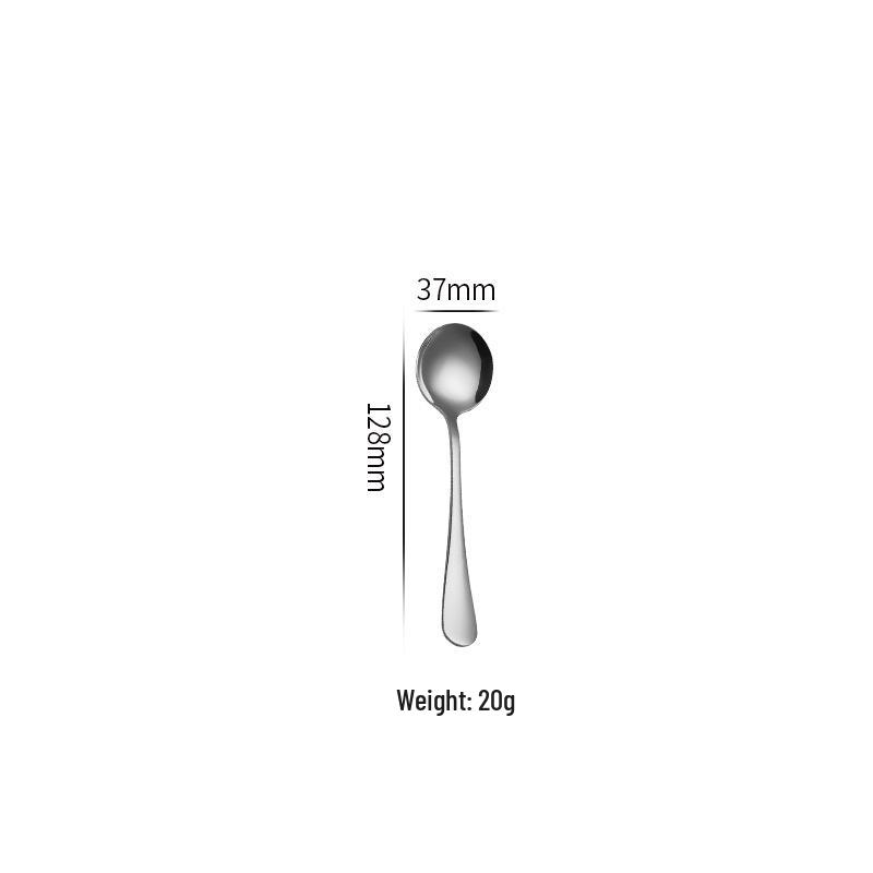 Stainless Steel Cutlery Set: Knife, Fork, Spoon, Steak Knife, Dinner Fork, Coffee Spoon, Ice Spoon, Cake Spatula for Restaurants and Hotels