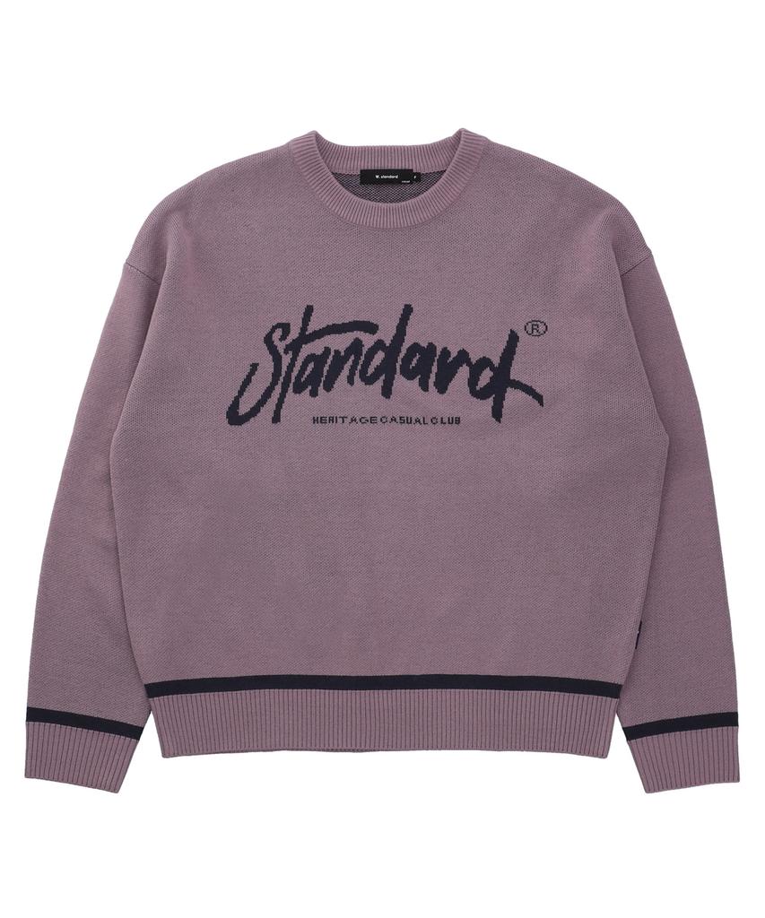 W STANDARD Logo Basic Pullover [3 Colors]