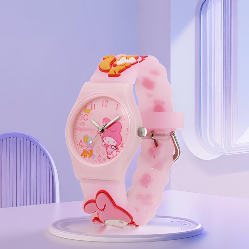 Adorable Sanrio Kids' Quartz Watch - Cartoon Design for Boys & Girls