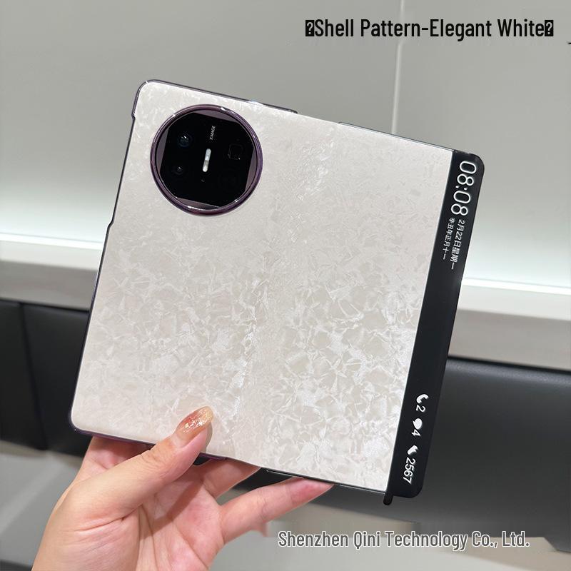 

Кожаный чехол-книжка Huawei X5 Smart Window, Коллекционное издание, Гальванизированный дизайн, Светло-голубая кромка для MateX6. Huawei MateX6