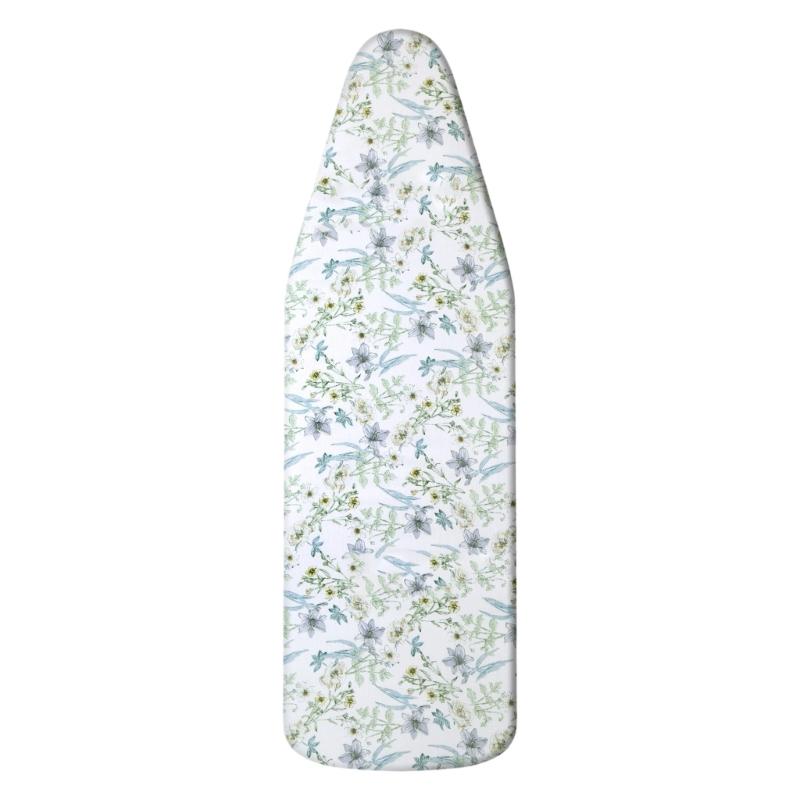 NonSlip Ironing Board Cover 70x45cm Fabric Floral Ironing Board Case for Most Standard Ironing Boards Replacement