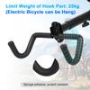 Wall Mount for Bicycles Aluminum Alloy Adjustable Bicycle Wall Hanger Limit Weight of Hook Part