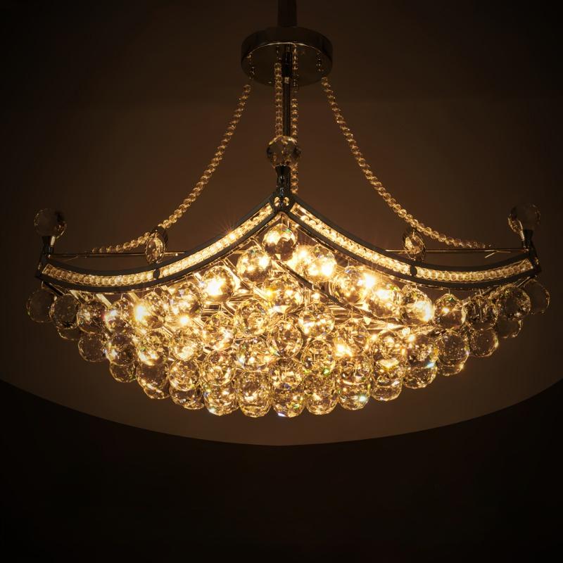 Candelabru de Cristal Modern Simplu pentru Living