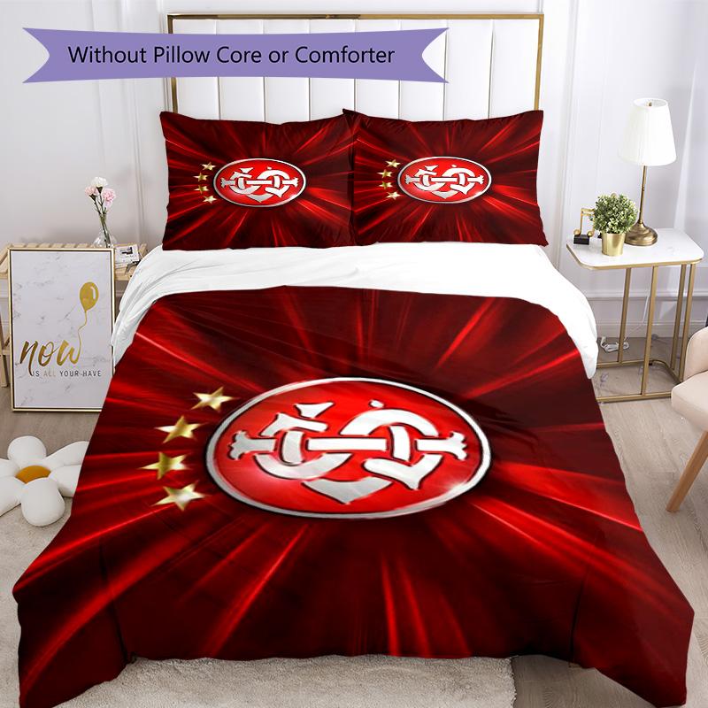 SC Internacional1 Printed Pattern Duvet Cover Set – includes 1 duvet cover and 2 matching pillowcases Bedroom decor Christmas gifts
