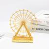 Retro London Eye Ornament Rotatable Ferris Wheel Model Nordic Style Art Figurine  Desk