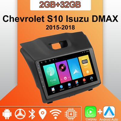 Android Carplay Car Radio For Chevrolet S10 Isuzu DMAX 2015-2018 Multimedia Player Head Unit Stereo GPS Navigation BT WIFI 2+32GB