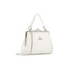 VIVIENNE WESTWOOD Granny Frame Silver Logo Detachable Chain Strap Top Handle Bag Women Shoulder Bag White 52020003S000DA401