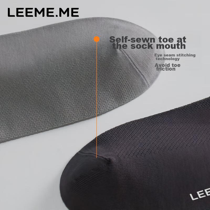 Limi Men's Socks, Spring And Summer Season, 7A Mesh, Mid-Calf Socks for Men, Breathable Casual Socks, 5 White, One Size Fits All