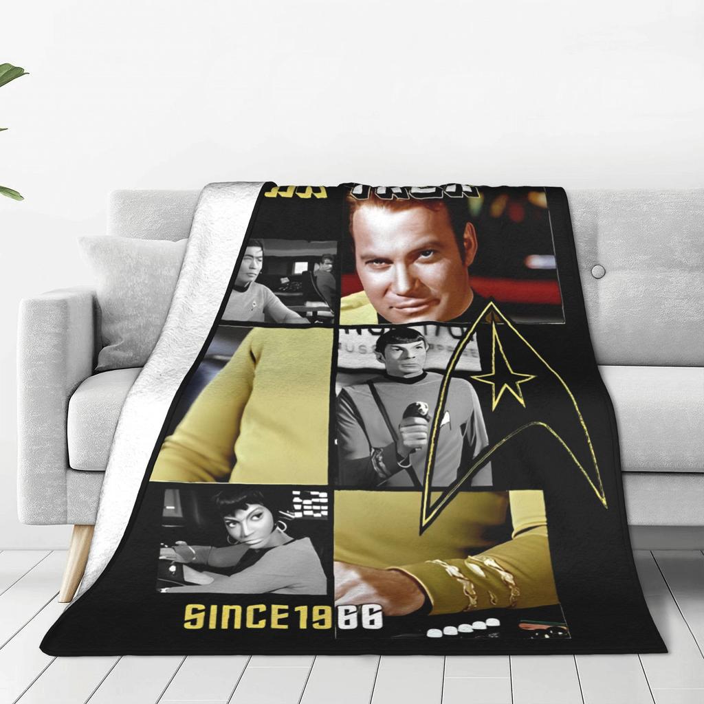 Stars Treks Film Blanket Multi-size Super Soft Cozy  Throw Blankets for Sofa Couch and Bed