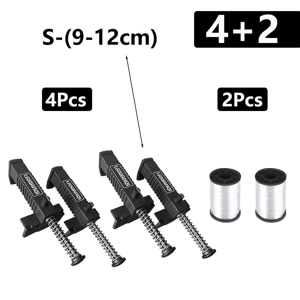 1-6Pc Professional Bricklaying Wire Drawer Brick Liner Wall Building Wire Frame Brick Liner Runner Engineering Construction Tool
