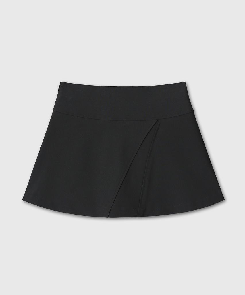 Daibeuinumeon Flare Short Skirt (Black)