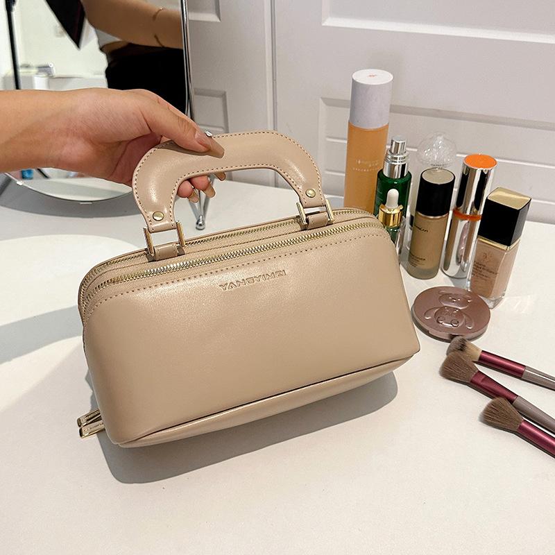Neue Kosmetiktasche für Damen, große Kapazität, modische und hochwertige Hand-Aufbewahrungstasche für Hautpflegeprodukte, Klassifizierung, Kulturtasche