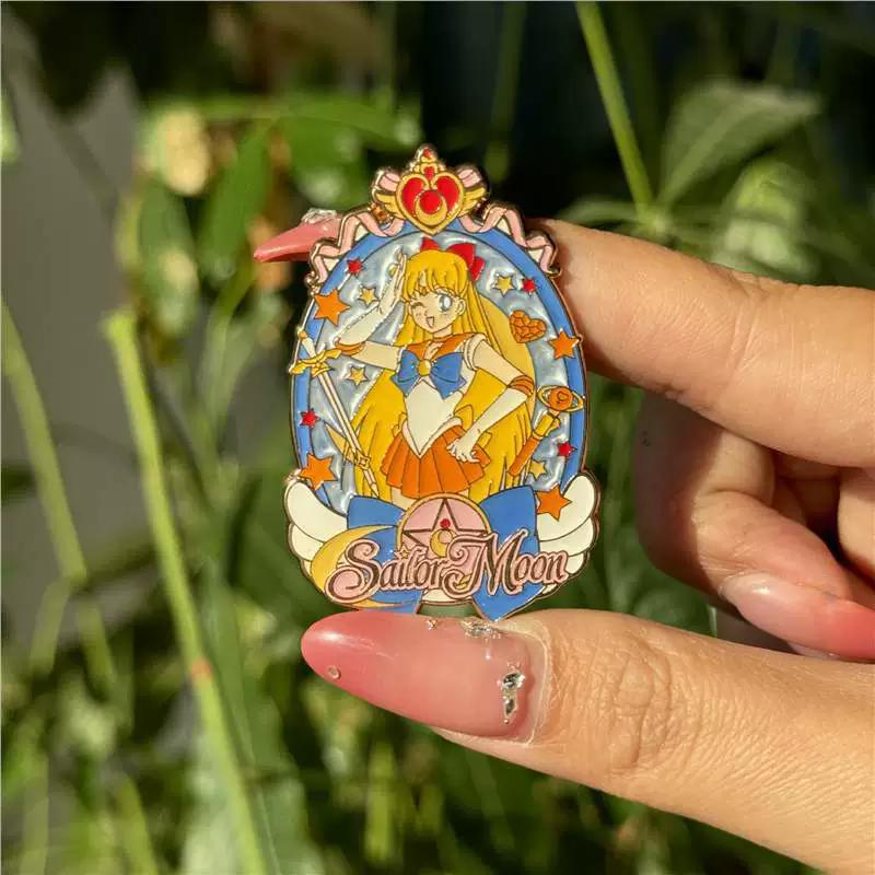 Classic Japanese Anime Girls Sailor Moon Lapel Pins for Backpack Enamel Pin Women's Brooch Badges for Clothes Jewelry Accessorie