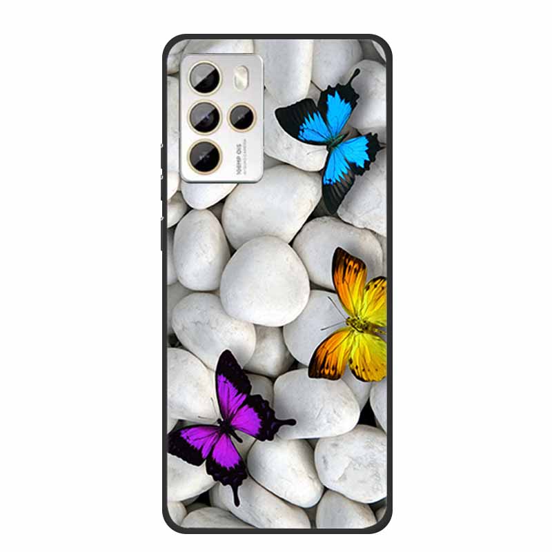 For HTC U23 Pro 5G Case Animals Silicone Soft TPU Phone Cases For HTC U23 Pro 2023 HTCU23 2QCB100 Protector Cartoon Wolf Coque