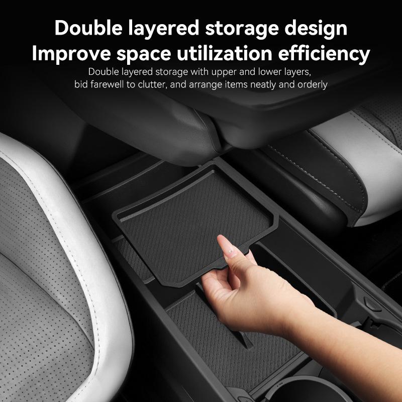 For 24-25 Kia EV3 central control lower storage box for storing automotive supplies