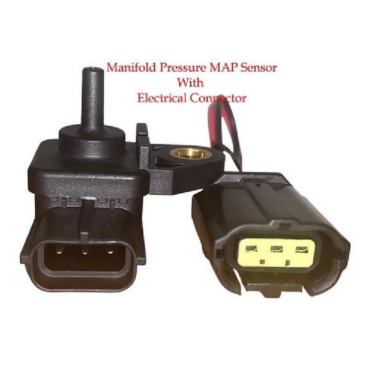 Manifold Pressure MAP Sensor W/Electrical Connector Fits: AS131 Mazda 1990-2007