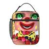 1 Piece Zipper Closure pink spotted Storage Bag Pocket Mr Blobby School Lunch Food Box Reusable For Lunch Food Bag