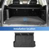 Smabee Left Drive for GWM Tank 500 2022‑2026 (5Seater Fuel Only) TPE 3D Car Floor Mats Cargo Liner Trunk Pad Accessories Black
