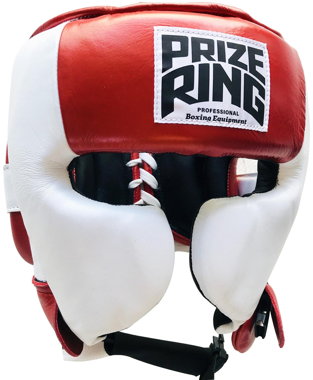 

PRIZE RING Genuine Leather Headgear Pro-Training (Shine Red, M)