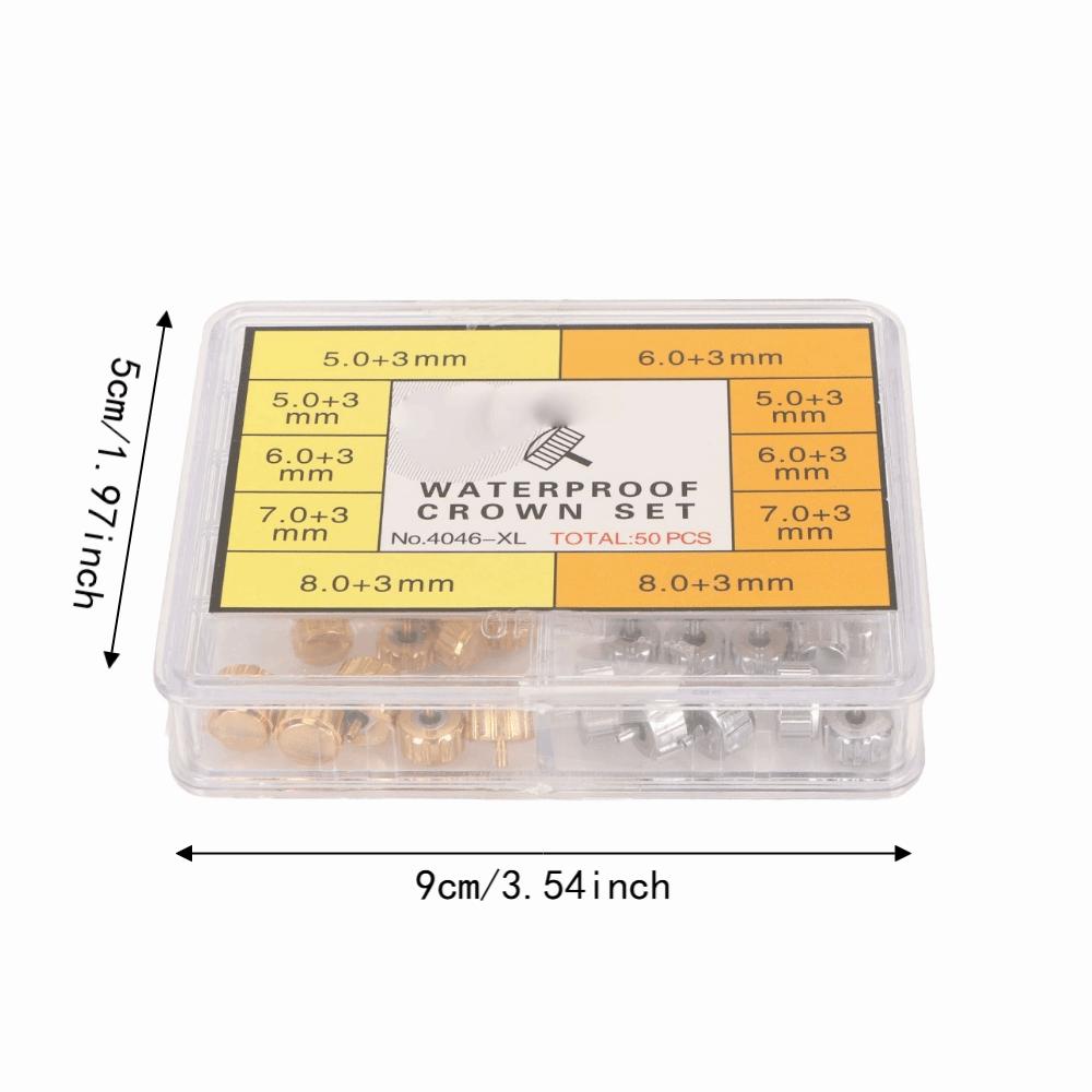 Copper Watch Crown Parts 9*5cm Watch Repairing Crowns Kit Replacement Watch Crowns Watch Repairing