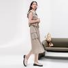 Fashion Dress Set for Women's Summer Slimming and Age Reducing Vest, Mid Length Skirt, Two-piece Set