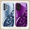 Barevný diamantový gradient pro Samsung Galaxy S23 U Ltra 24 Plus S20 21 FE S25 Ultra A70 A72 73 51 52 53 Tvrzené sklo Obal na telefon