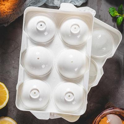 Big Ice Ball Ice Tray 6-Cavity Ice Ball Maker Ice Tray