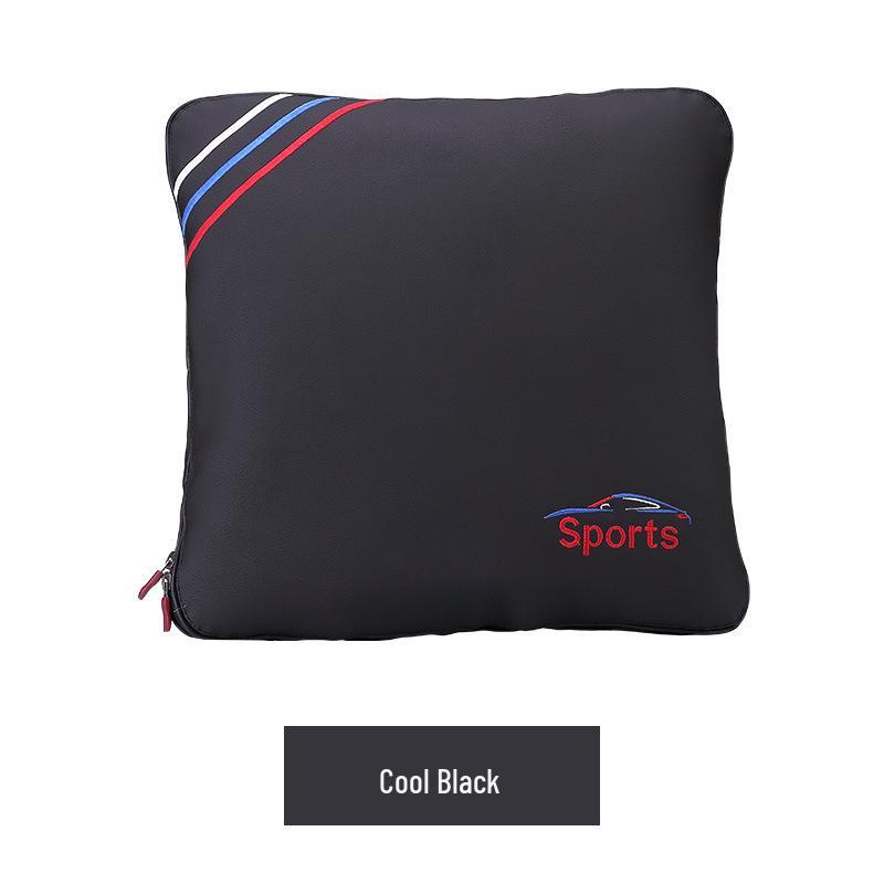 Versatile Car Air Conditioning Quilt, Cushion & Pillow: Dual-Use for Lumbar Support & Backrest, Fits Various Car Models
