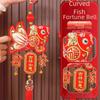 Hanging New Year Fish Pendant Chinese New Year Spring Festival Ornament  Living Room