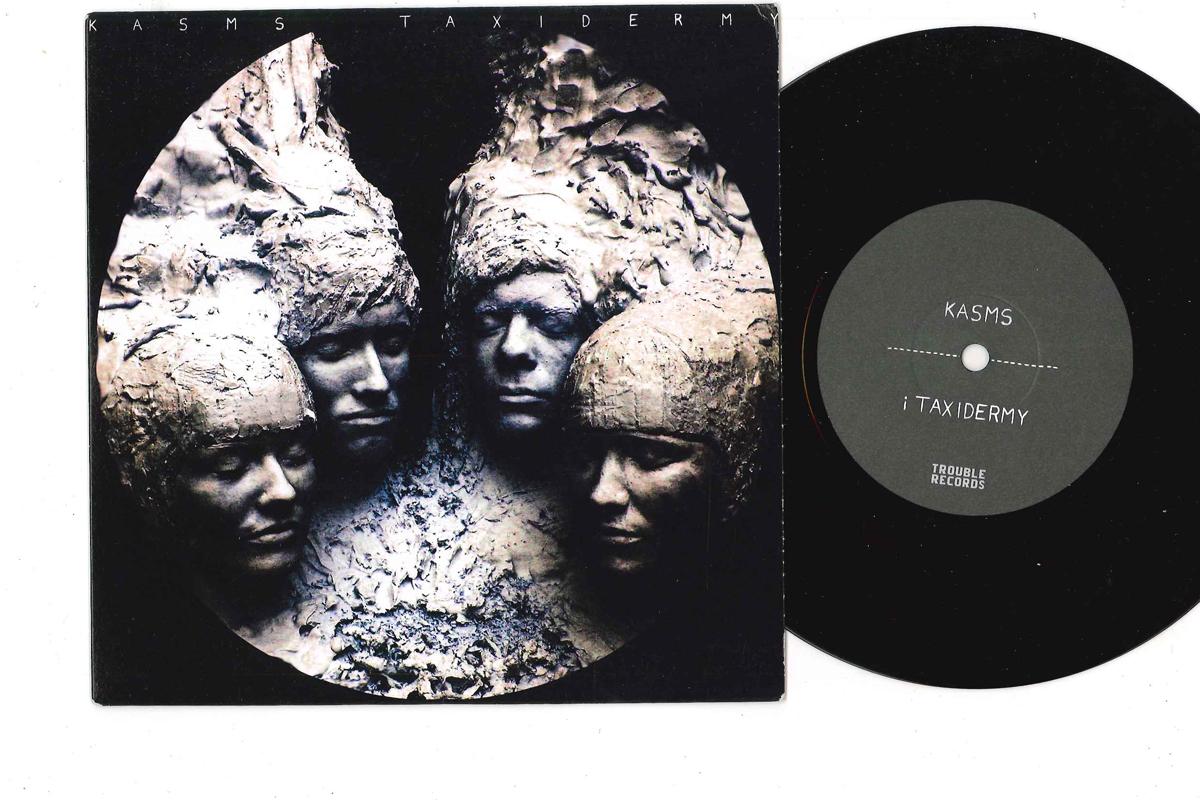 

7inch Record KASMS - Taxidermy DUDE004 TROUBLE 2008 UK Rock Used