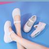 Women's Shoes Women's Sports Shoes Sliding Sleeves Sloping Heels White Women Loafers Casual Flat Shoes Comfortable Nursing Shoes