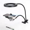 Y5GD 10X Desk Lamp with Light LED Magnifier Desk Lamp with Clamp Close