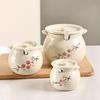 Ceramic Hand-Painted Lard and Seasoning Pot