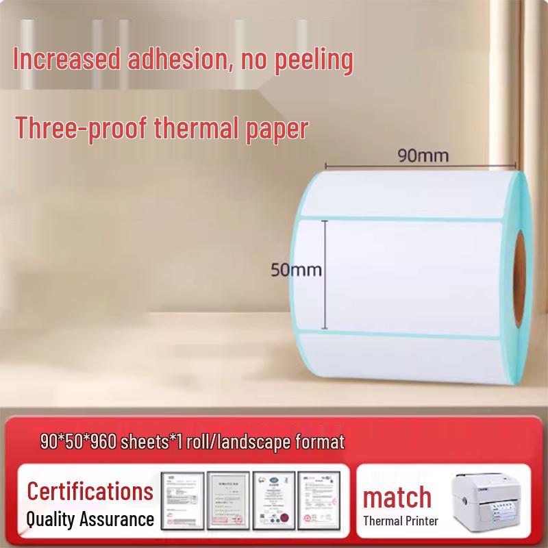 Zhuoma 3-Proof Thermal Printer Labels