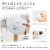 SYD Mini Schreibtisch DC Nachtlicht Automatischer Aroma-Clip Schreibtisch Wand Luftstrom USB 4000mAh Akkustand Energie Geeignet für Hitzschlag-Schutz Ventilator, Leise,