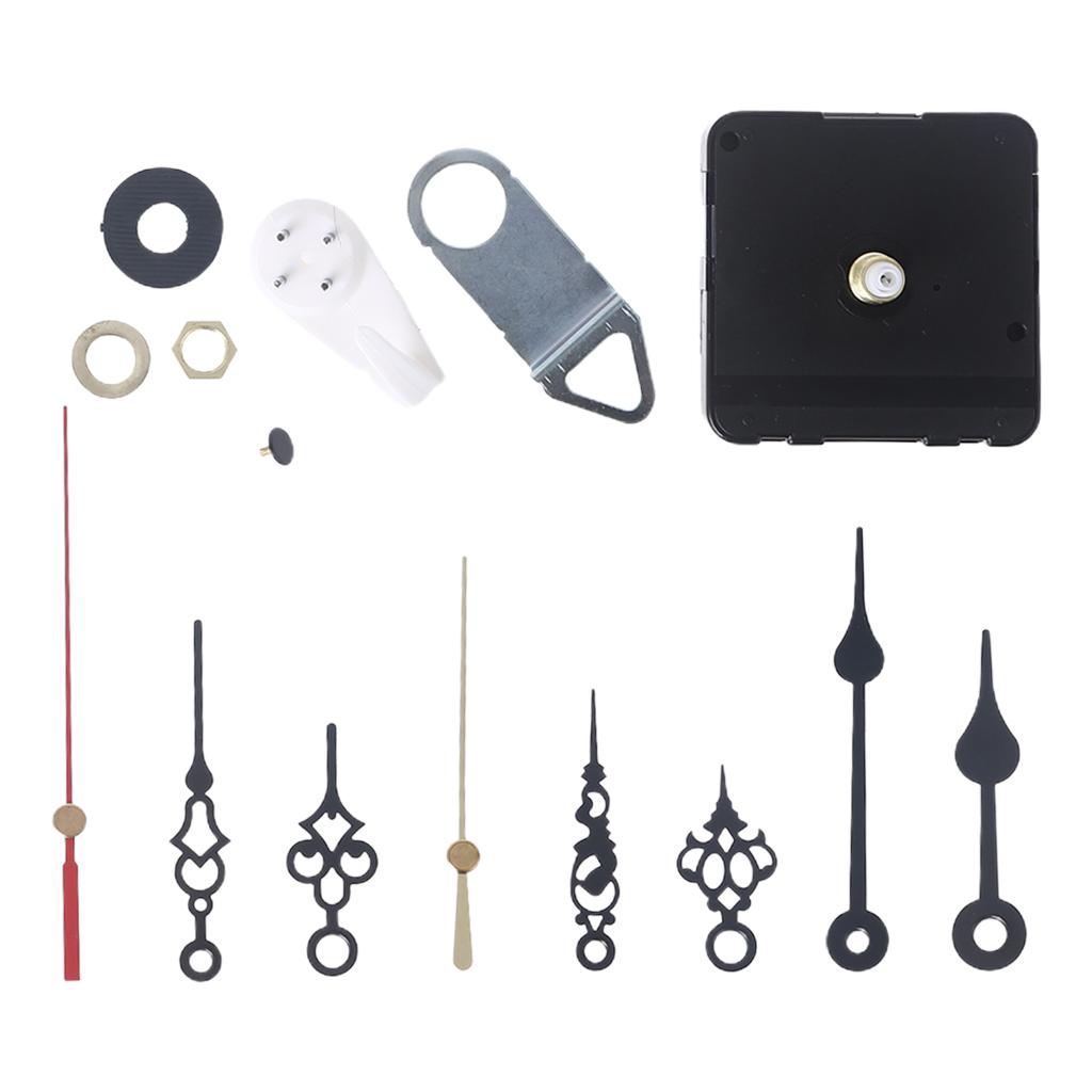 Retro Clock Movement Set with Different Size Clock Hands Mechanism DIY Kit Parts uygun fiyatlı
