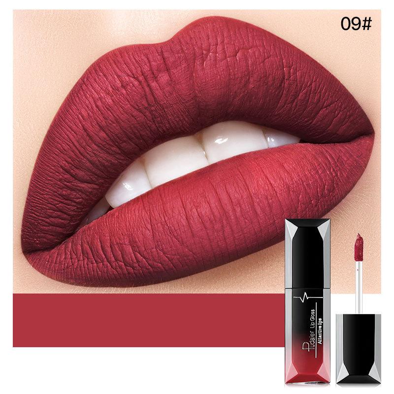 Pudaier Long Lasting Liquid Lipstick Waterproof Matte Velvet Lip Gloss Make Up