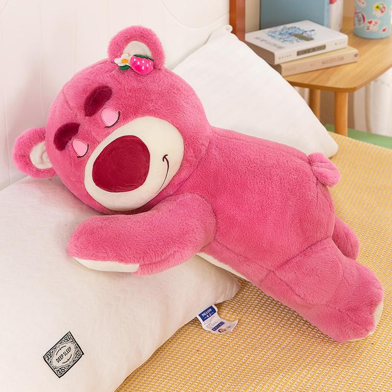 30Cm Story Lotso Cute Bear Strawberry Sofa Plush Pillow Stuffed Toys Children Girls Friends Festivals Birthday Gift