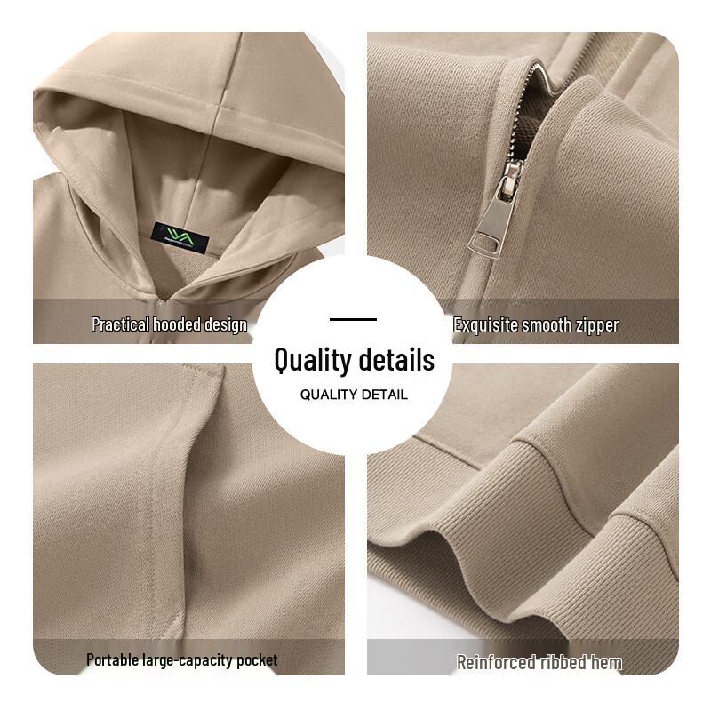 Fingercroxx IT Men's Winter Japanese Style Fleece Hooded Cardigan